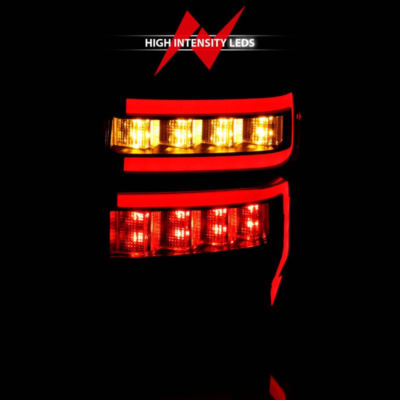 ANZO 2014-2020 Toyota 4Runner T.L Black Housing Smoke Lens Red Light Bar W/Sequential - Striker Modified