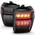 ANZO 2014-2020 Toyota 4Runner T.L Black Housing Smoke Lens Red Light Bar W/Sequential - Striker Modified