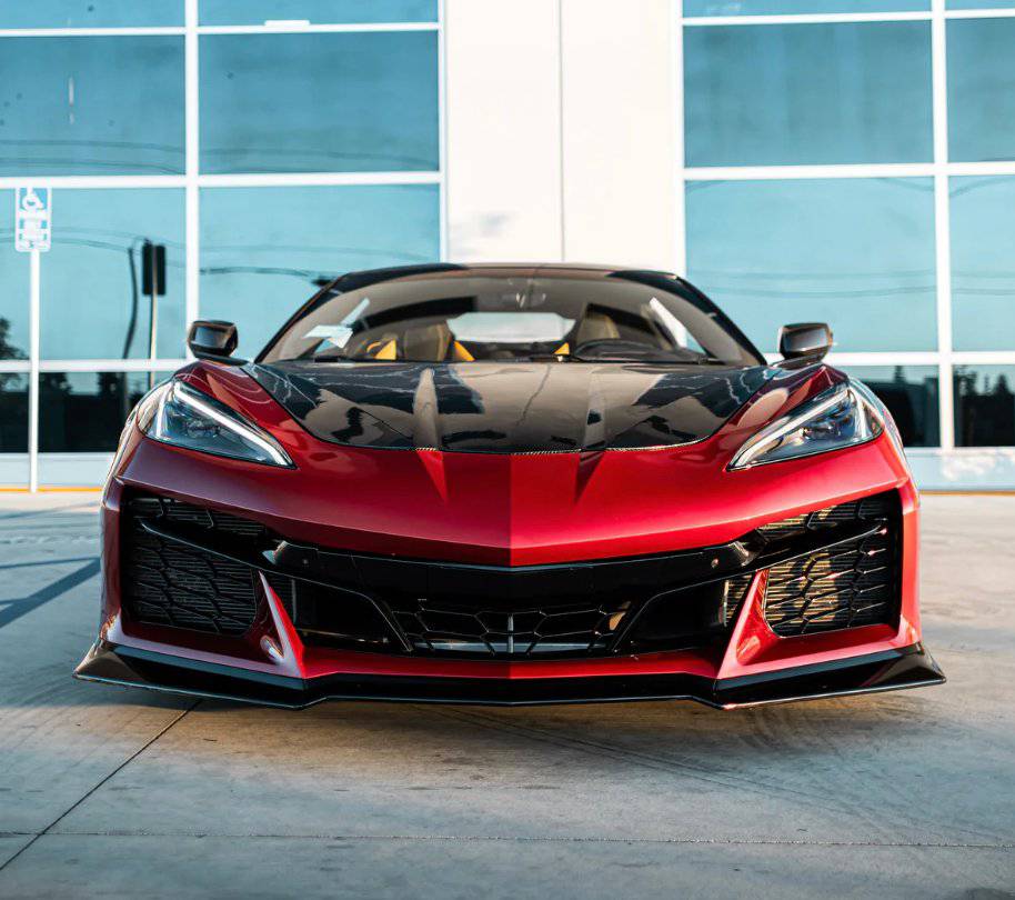 2020-2024 Corvette C8 Z06 Track Package 15pcs Full Conversion Front Bumper Kit - Striker Modified