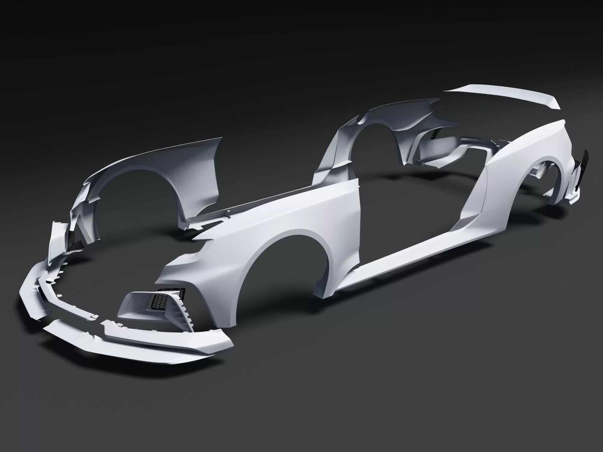 2017-2024 Chevy Camaro ZL1 Fitment Seamless Widebody Full Kit