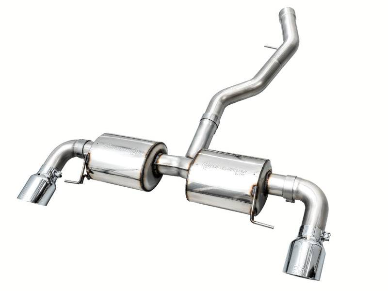 AWE 19-23 BMW 330i / 21-23 BMW 430i Base G2X Touring Axle Back Exhaust - Chrome Silver - Striker Modified