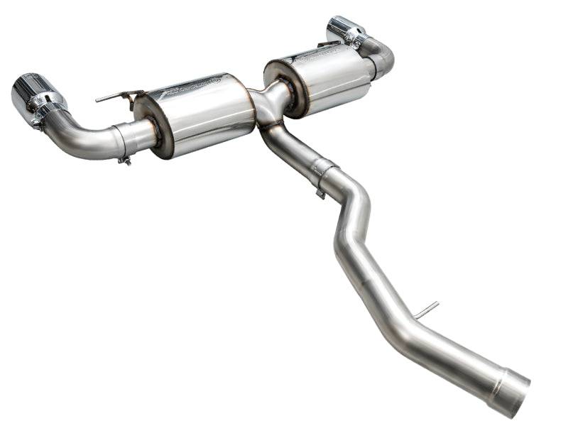 AWE 19-23 BMW 330i / 21-23 BMW 430i Base G2X Touring Axle Back Exhaust - Chrome Silver - Striker Modified