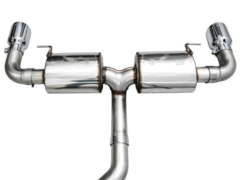 AWE 19-23 BMW 330i / 21-23 BMW 430i Base G2X Touring Axle Back Exhaust - Chrome Silver - Striker Modified