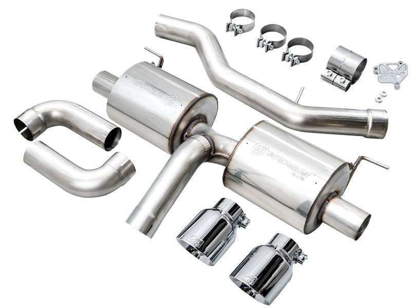 AWE 19-23 BMW 330i / 21-23 BMW 430i Base G2X Touring Axle Back Exhaust - Chrome Silver - Striker Modified