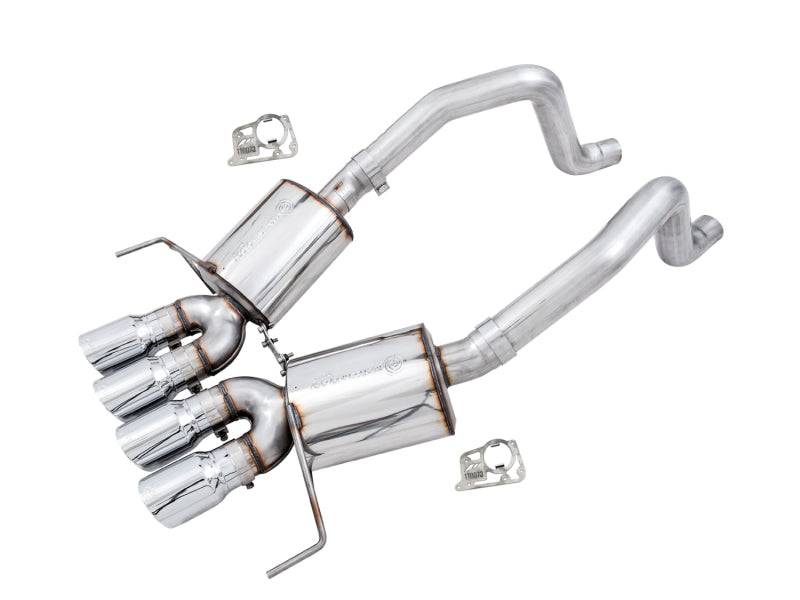 AWE Tuning 14-19 Chevy Corvette C7 Z06/ZR1 (w/o AFM) Touring Edition Axle-Back Exhaust w/Chrome Tips - Striker Modified