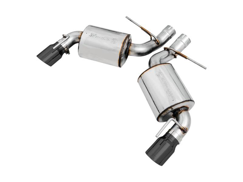 AWE Tuning 16-19 Chevrolet Camaro SS Axle-back Exhaust - Touring Edition (Diamond Black Tips) - Striker Modified