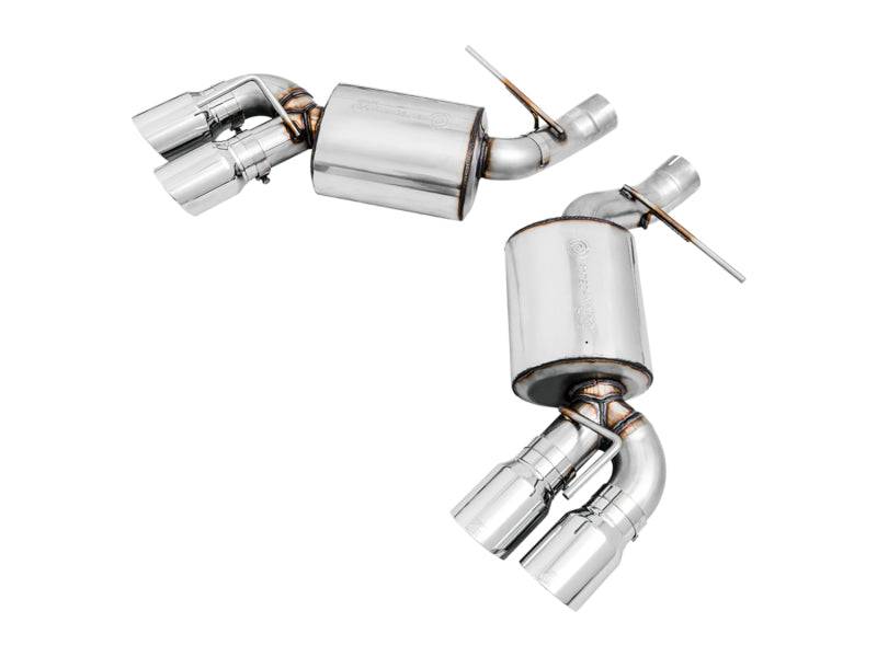 AWE Tuning 16-19 Chevrolet Camaro SS Axle-back Exhaust - Touring Edition (Quad Chrome Silver Tips) - Striker Modified