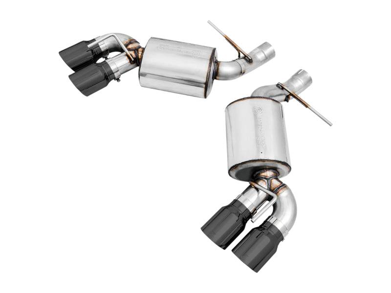 AWE Tuning 16-19 Chevrolet Camaro SS Axle-back Exhaust - Touring Edition (Quad Diamond Black Tips) - Striker Modified