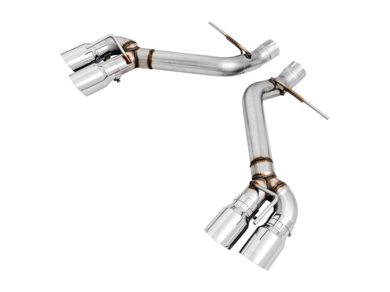 AWE Tuning 16-19 Chevrolet Camaro SS Axle-back Exhaust - Track Edition (Quad Chrome Silver Tips) - Striker Modified