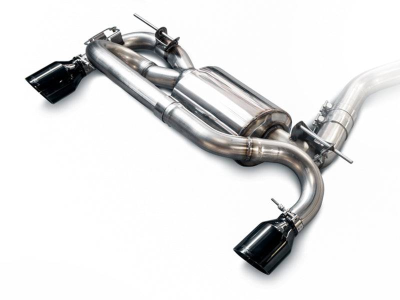 AWE Tuning BMW F22 M235i / M240i Touring Edition Axle-Back Exhaust - Diamond Black Tips (102mm) - Striker Modified