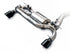 AWE Tuning BMW F22 M235i / M240i Touring Edition Axle-Back Exhaust - Diamond Black Tips (102mm) - Striker Modified