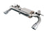 AWE Tuning BMW F3X 335i/435i Touring Edition Axle-Back Exhaust - Chrome Silver Tips (90mm) - Striker Modified