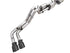AWE 16-22 Toyota Tacoma 0FG Catback Exhaust w/ BashGuard - Dual Diamond Black Tips - Striker Modified