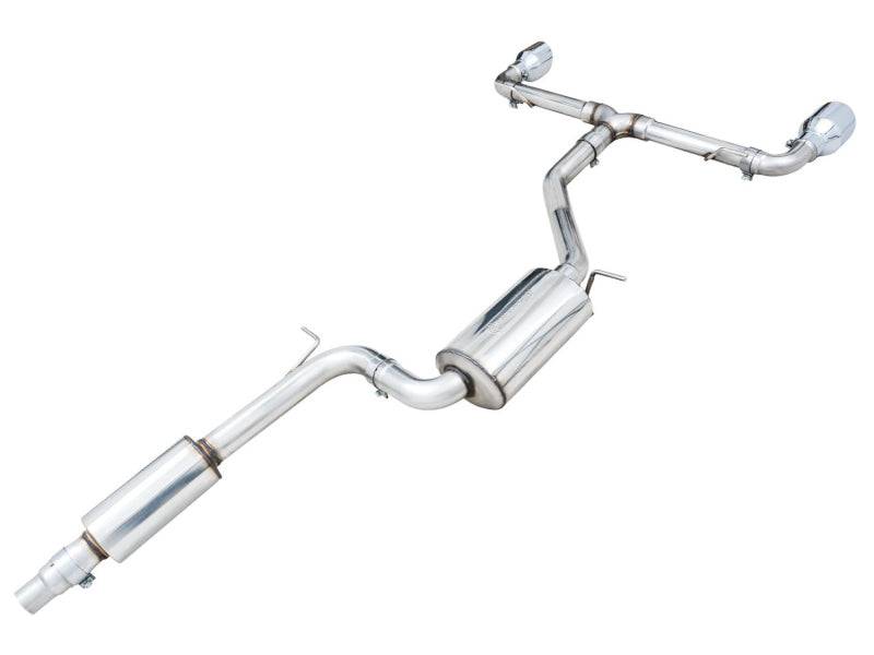 AWE 2022 VW GTI MK8 Touring Edition Exhaust - Chrome Silver Tips - Striker Modified