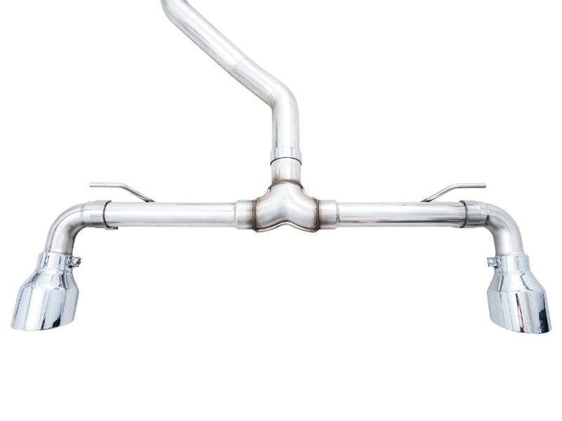 AWE 2022 VW GTI MK8 Touring Edition Exhaust - Chrome Silver Tips - Striker Modified