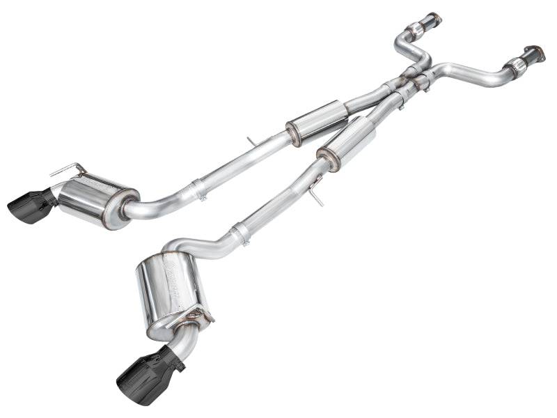 AWE 2023 Nissan Z RZ34 RWD Touring Edition Catback Exhaust System w/ Diamond Black Tips - Striker Modified