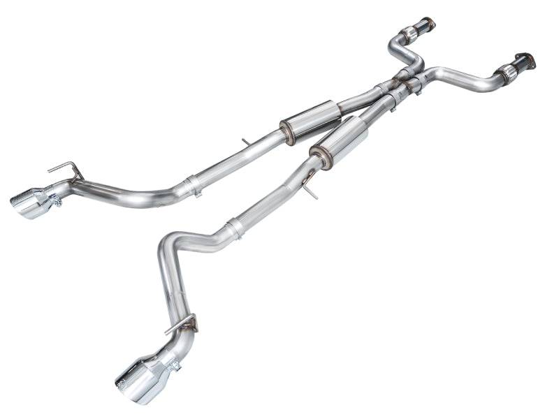 AWE 2023 Nissan Z RZ34 RWD Track Edition Catback Exhaust System w/ Chrome Silver Tips - Striker Modified