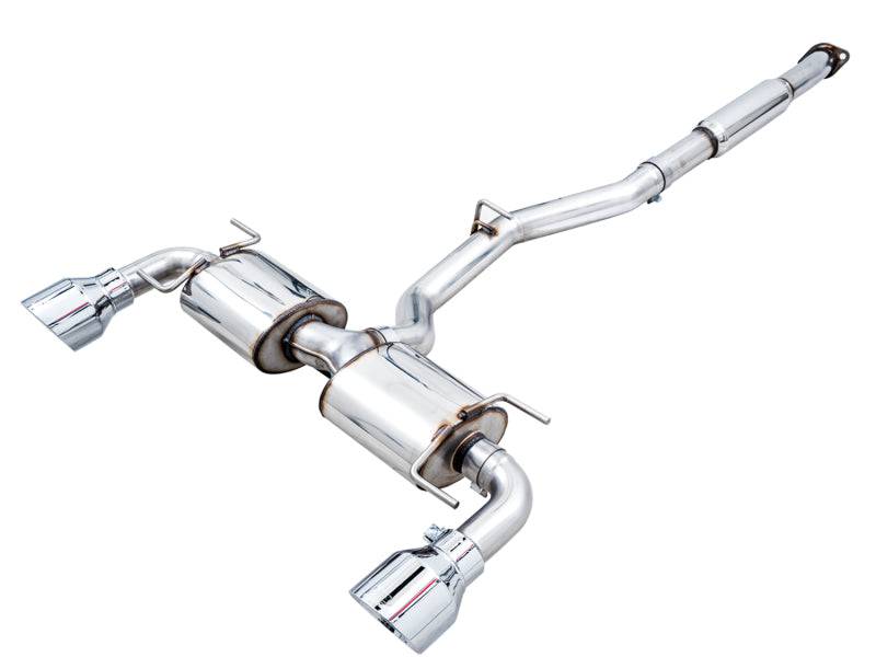 AWE Subaru BRZ/ Toyota GR86/ Toyota 86 Touring Edition Cat-Back Exhaust- Chrome Silver Tips - Striker Modified