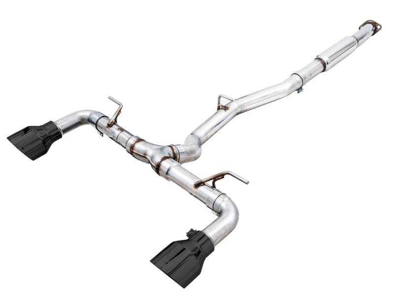AWE Subaru BRZ / Toyota GR86 / Toyota 86 Track Edition Cat-Back Exhaust- Diamond Black Tips - Striker Modified