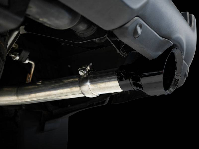AWE Tuning 09-18 RAM 1500 5.7L (w/Cutouts) 0FG Dual Rear Exit Cat-Back Exhaust - Diamond Black Tips - Striker Modified