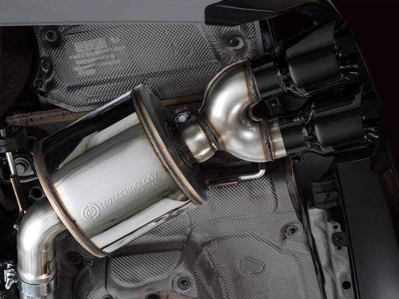 AWE Tuning 19-23 Audi C8 S6/S7 2.9T V6 AWD Touring Edition Exhaust - Diamond Black Tips - Striker Modified