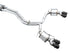 AWE Tuning 19-23 Audi C8 S6/S7 2.9T V6 AWD Touring Edition Exhaust - Diamond Black Tips - Striker Modified