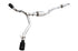 AWE Tuning 20-21 Jeep Gladiator JT 3.6L Tread Edition Cat-Back Dual Exhaust - Diamond Black Tip - Striker Modified