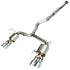 AWE Tuning 2015+ Subaru WRX VA Sedan Touring Edition Exhaust - Chrome Silver Tips (102mm) - Striker Modified