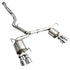 AWE Tuning 2015+ Subaru WRX VA Sedan Touring Edition Exhaust - Chrome Silver Tips (102mm) - Striker Modified