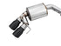 AWE Tuning 2018+ Ford Mustang GT (S550) Cat-back Exhaust - Touring Edition (Quad Diamond Black Tips) - Striker Modified
