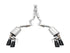 AWE Tuning 2018+ Ford Mustang GT (S550) Cat-back Exhaust - Touring Edition (Quad Diamond Black Tips) - Striker Modified