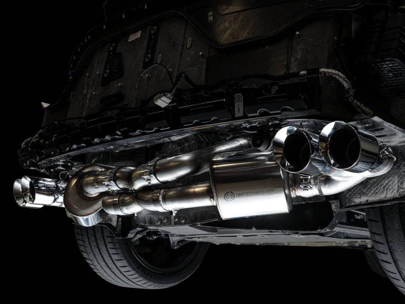 AWE Tuning 2020 Chevrolet Corvette (C8) Touring Edition Exhaust - Quad Chrome Silver Tips - Striker Modified
