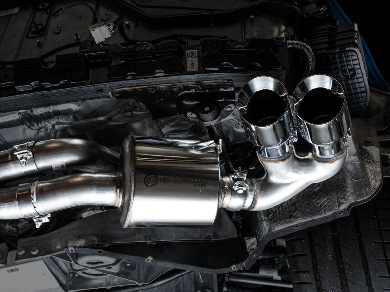 AWE Tuning 2020 Chevrolet Corvette (C8) Touring Edition Exhaust - Quad Chrome Silver Tips - Striker Modified