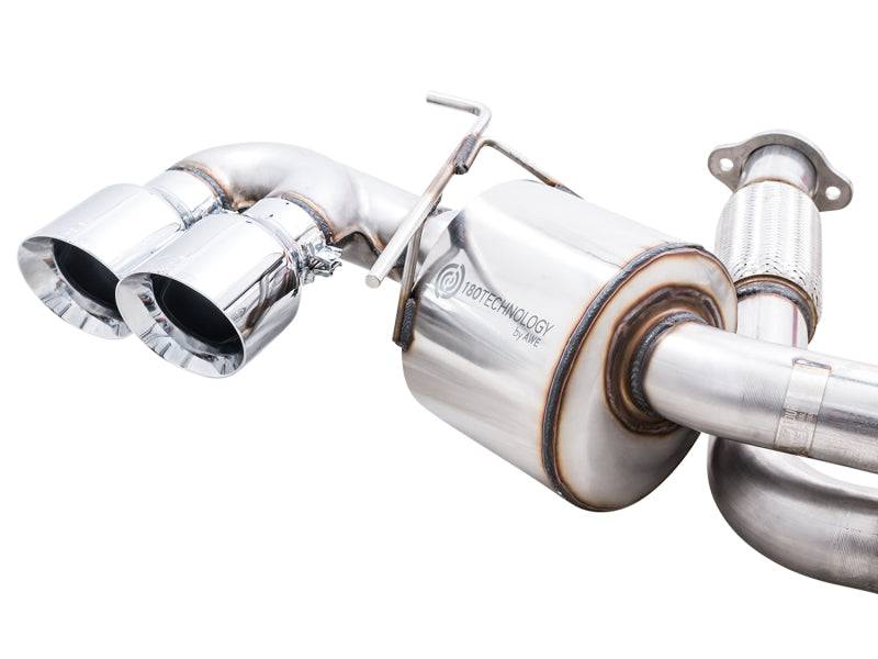 AWE Tuning 2020 Chevrolet Corvette (C8) Touring Edition Exhaust - Quad Chrome Silver Tips - Striker Modified