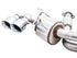 AWE Tuning 2020 Chevrolet Corvette (C8) Touring Edition Exhaust - Quad Chrome Silver Tips - Striker Modified
