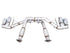 AWE Tuning 2020 Chevrolet Corvette (C8) Track Edition Exhaust - Quad Chrome Silver Tips - Striker Modified
