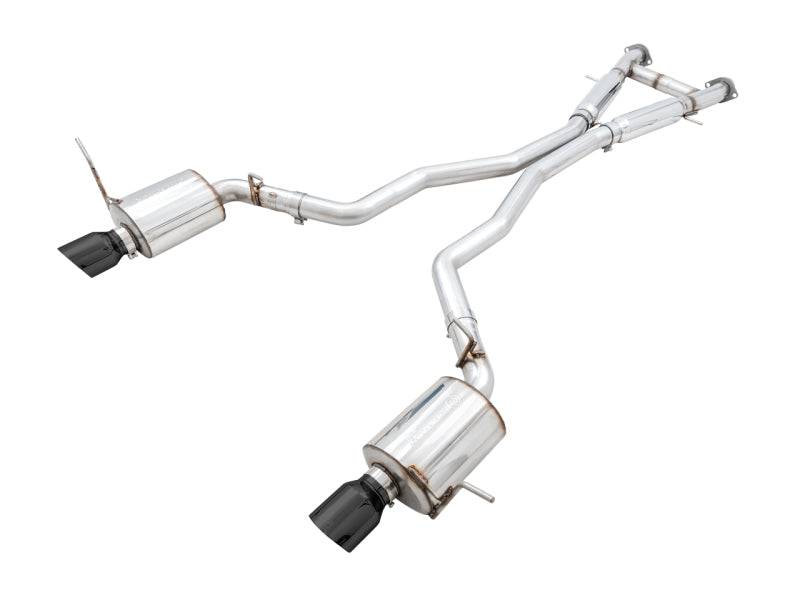 AWE Tuning 2020 Jeep Grand Cherokee SRT Touring Edition Exhaust - Diamond Black Tips - Striker Modified
