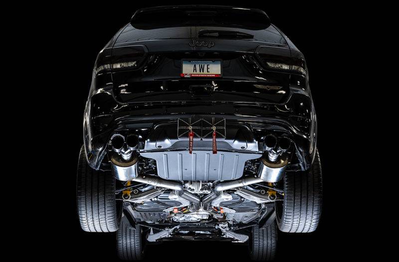AWE Tuning 2020 Jeep Grand Cherokee SRT/Trackhawk Touring Edition Exhaust - Use w/Stock Tips - Striker Modified