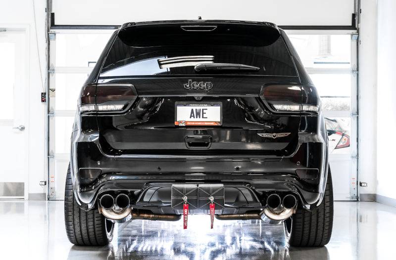 AWE Tuning 2020 Jeep Grand Cherokee SRT/Trackhawk Touring Edition Exhaust - Use w/Stock Tips - Striker Modified
