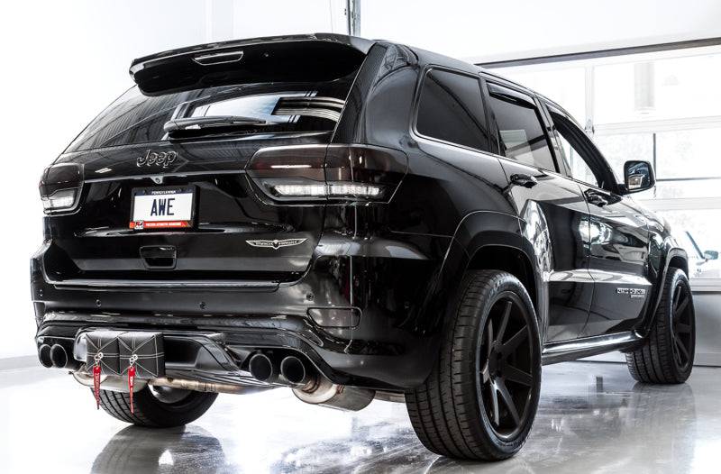 AWE Tuning 2020 Jeep Grand Cherokee SRT/Trackhawk Track Edition Exhaust - Use w/Stock Tips - Striker Modified