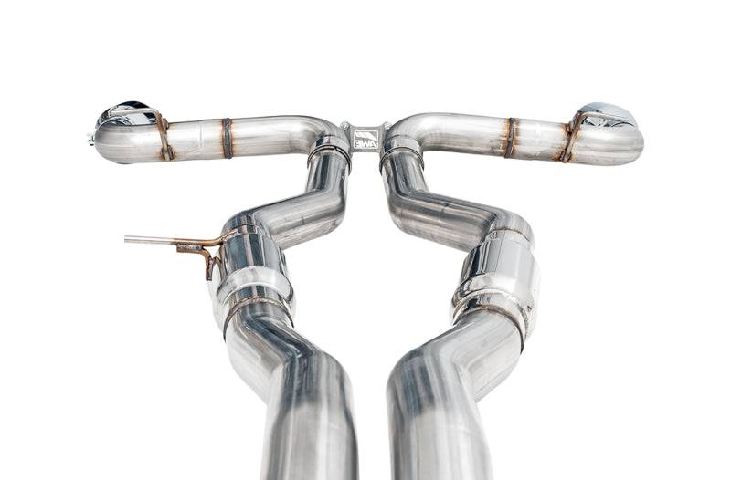 AWE Tuning 2020 Toyota Supra A90 Track Edition Exhaust - 5in Chrome Silver Tips - Striker Modified