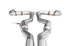 AWE Tuning 2020 Toyota Supra A90 Track Edition Exhaust - 5in Chrome Silver Tips - Striker Modified