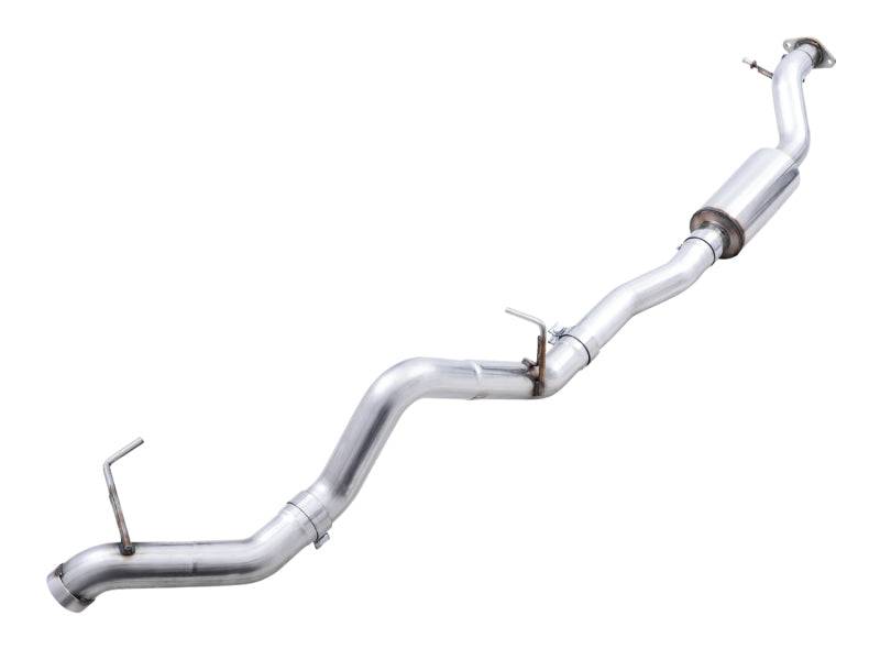 AWE Tuning 2021+ Ford Bronco 0FG Exhaust (No Tips) w/ Bash Guard - Striker Modified
