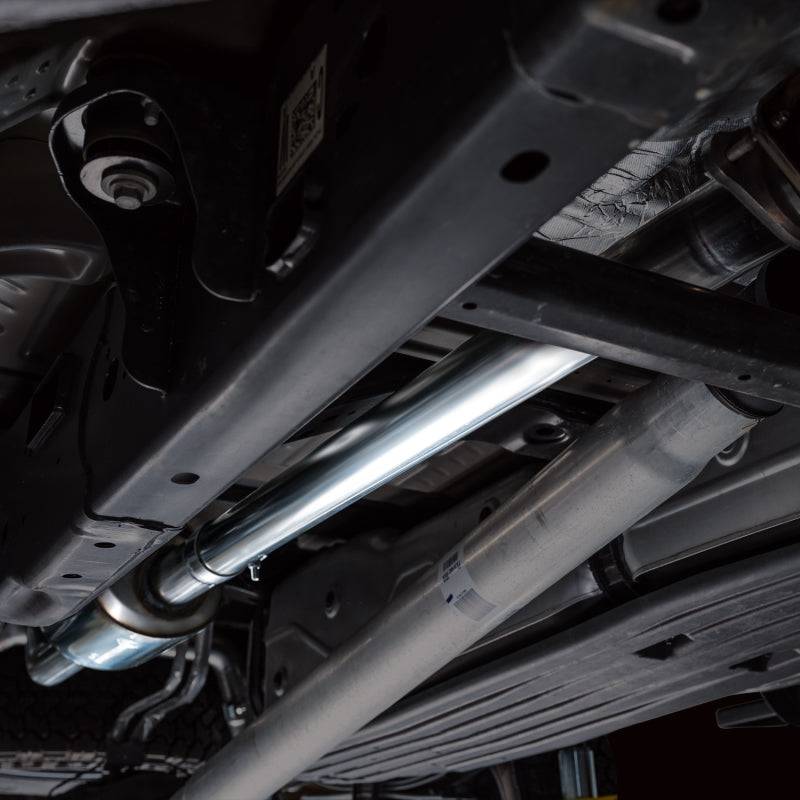 AWE Tuning 2021+ Ford F-150 Tremor (w/ Bumper Cutouts) 0FG Non-Resonated Catback -Diamond Black Tips - Striker Modified