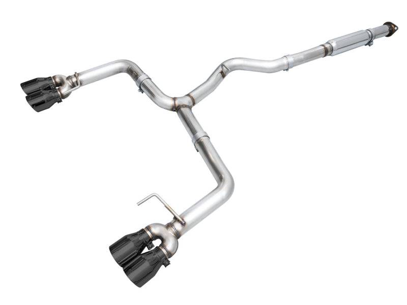AWE Tuning 2022+ VB Subaru WRX Track Edition Exhaust - Diamond Black Tips - Striker Modified