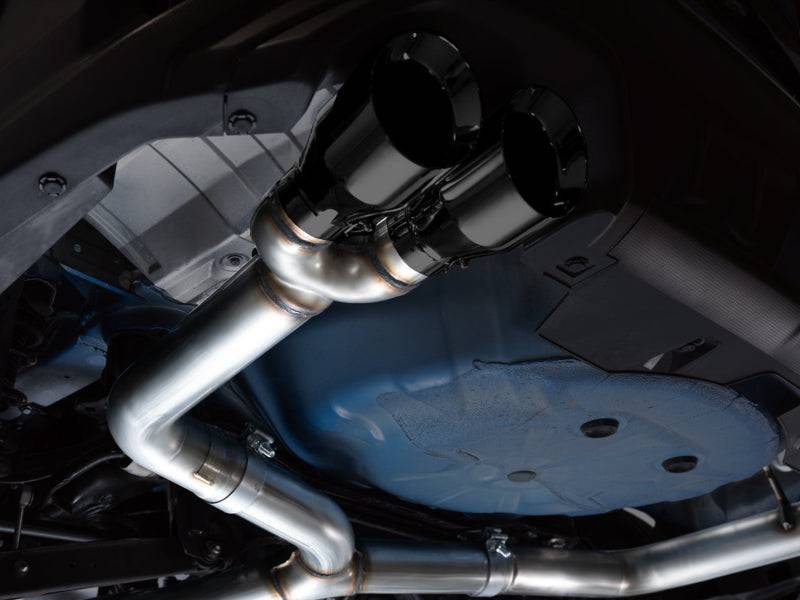 AWE Tuning 2022+ VB Subaru WRX Track Edition Exhaust - Diamond Black Tips - Striker Modified