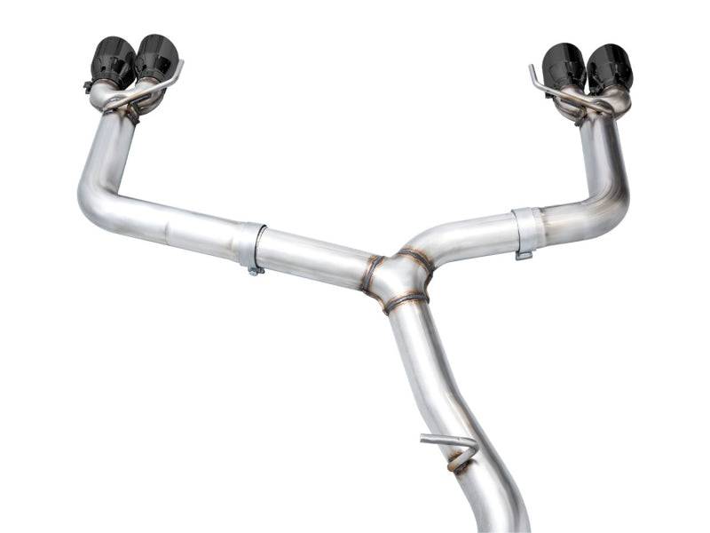 AWE Tuning 2022+ VB Subaru WRX Track Edition Exhaust - Diamond Black Tips - Striker Modified