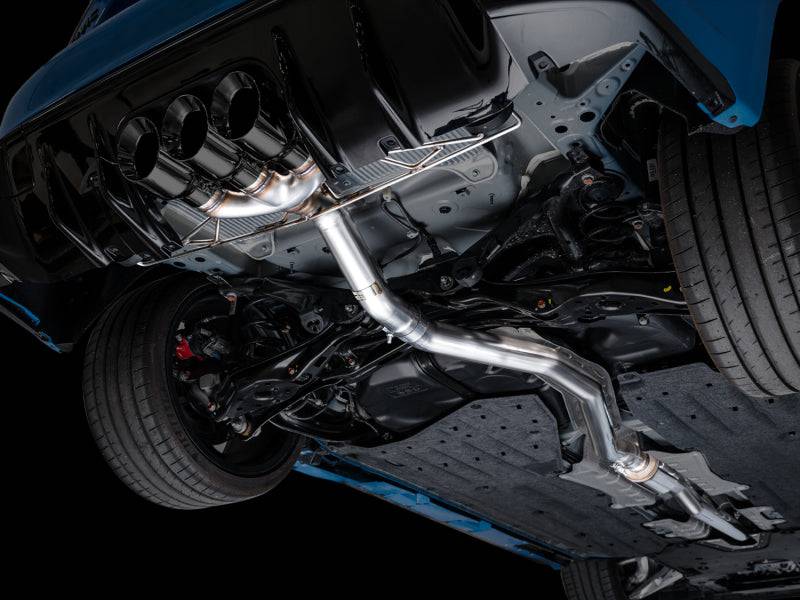 AWE Tuning 2023 Honda Civic Type R FL5 Track Edition Exhaust w/ Triple Diamond Black Tips - Striker Modified