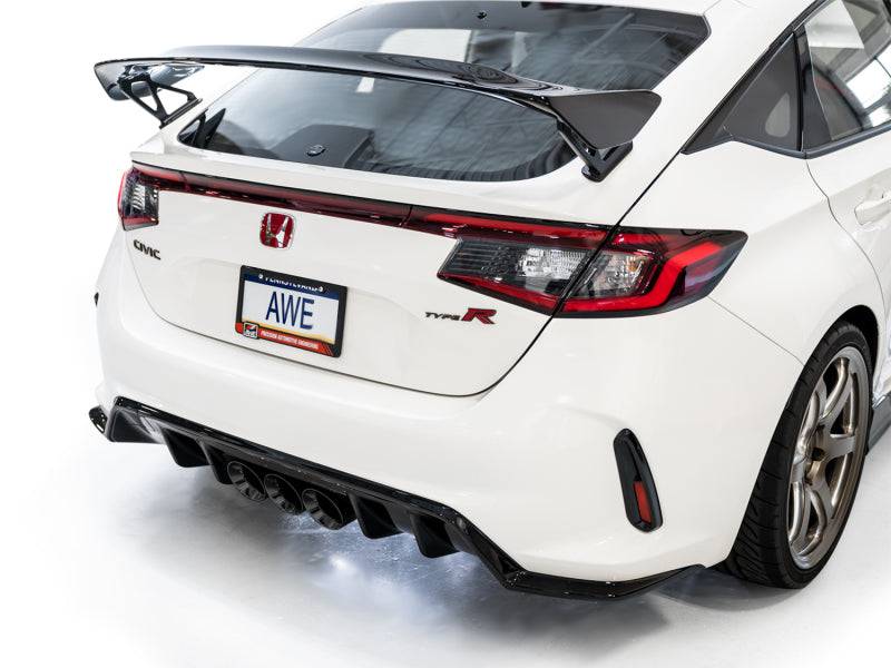 AWE Tuning 2023 Honda Civic Type R FL5 Track Edition Exhaust w/ Triple Diamond Black Tips - Striker Modified