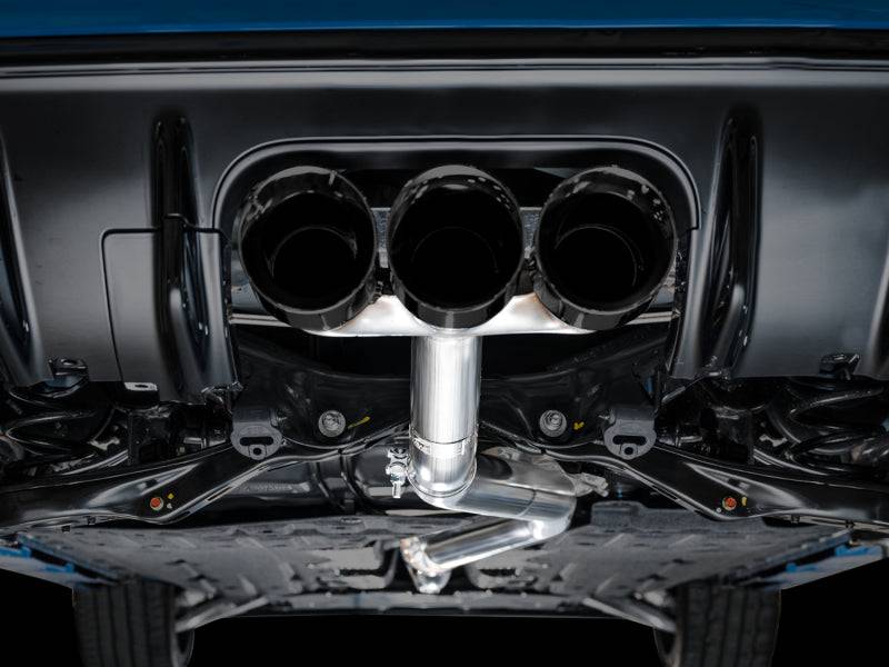 AWE Tuning 2023 Honda Civic Type R FL5 Track Edition Exhaust w/ Triple Diamond Black Tips - Striker Modified